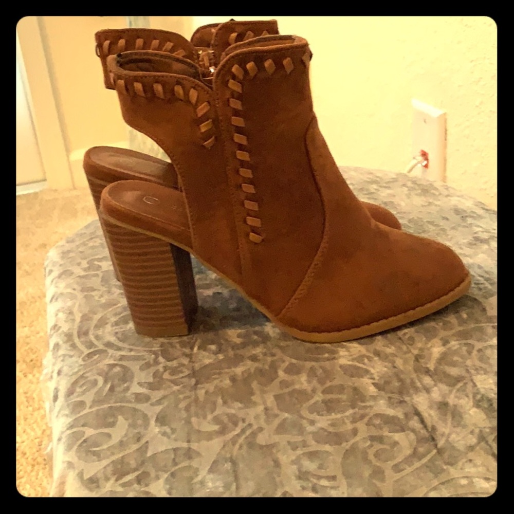 Tan Booties